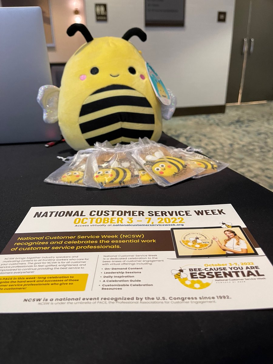 NTLCSW's tweet photo. We represented PACE at @SOCAP this week sharing with attendees about #NCSW22 week long Bee-celebration of #customerservice professionals 🐝 https://t.co/tEf3F97Q7g

A big hello to new followers here we met at #SOCAPIndy! 👋 https://t.co/5jEflCtbb8