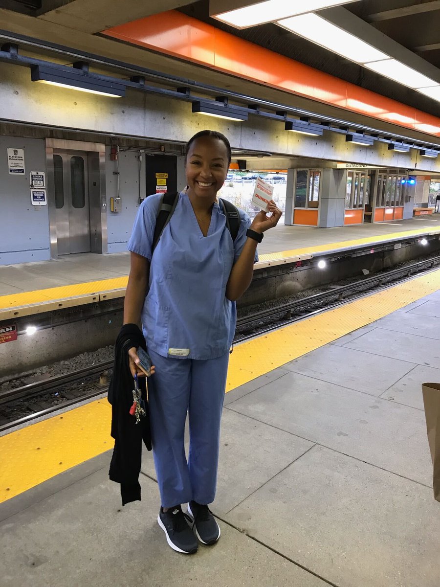 MBTA's tweet photo. We missed our Orange Line riders &amp; are excited to welcome them back after the 30-day closure. As a token of our appreciation, we’re giving away @dunkindonuts $5 gift cards at select Orange Line stations.

To Orange Line riders, thank you for your patience while #BuildingABetterT. https://t.co/RI3DtiiWgc