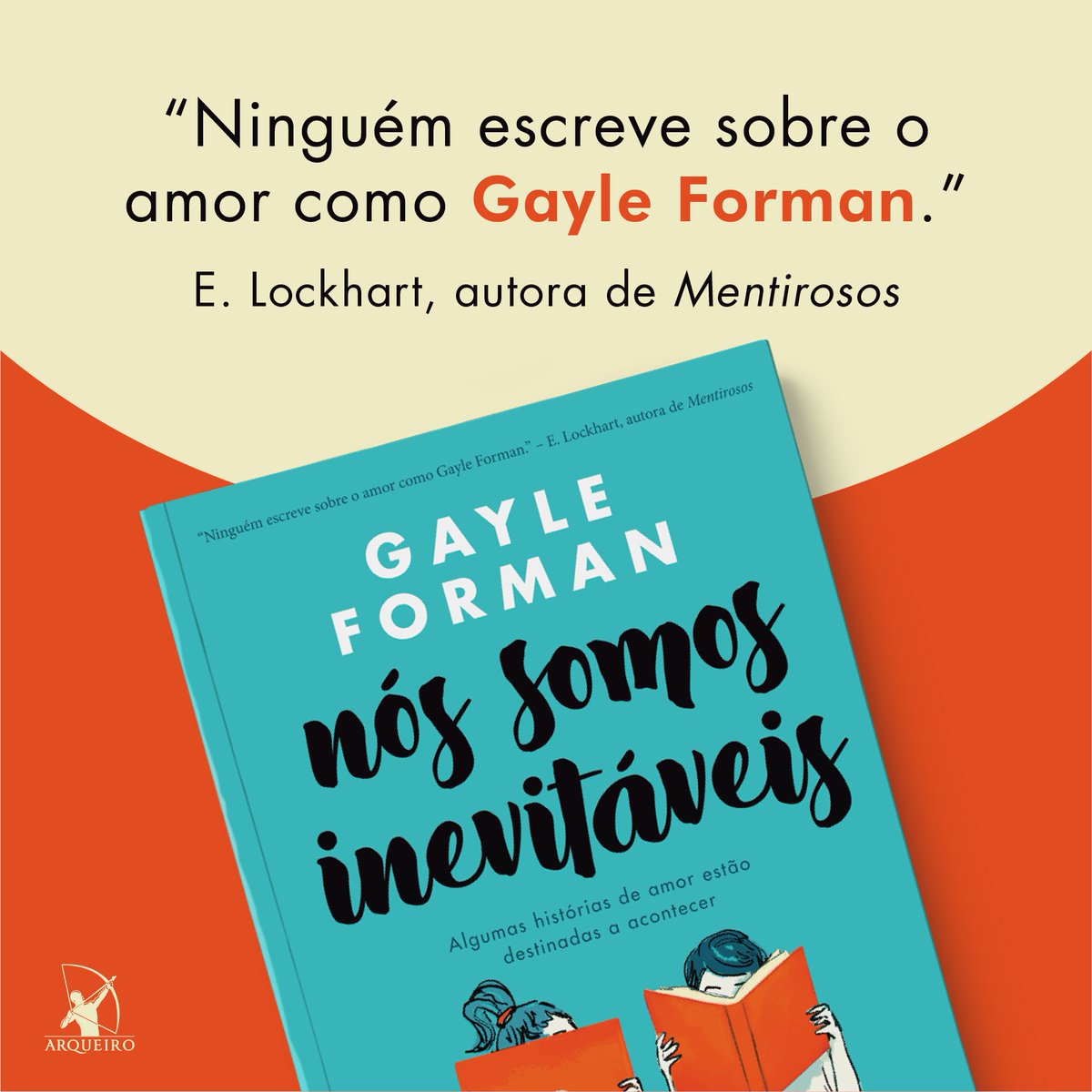 editoraarqueiro's tweet photo. “Eu poderia ter ficado com Aaron e seus amigos por outro livro inteiro.” – David Yoon, autor de Frank e o amor.
"Nós somos inevitáveis", é o novo romance de #GayleForman.
Amazon: https://t.co/ogxC7e4O03
Submarino: https://t.co/wWqDsZcDE5
📚https://t.co/D5hoPWwL1D https://t.co/MBTb7qiV1q