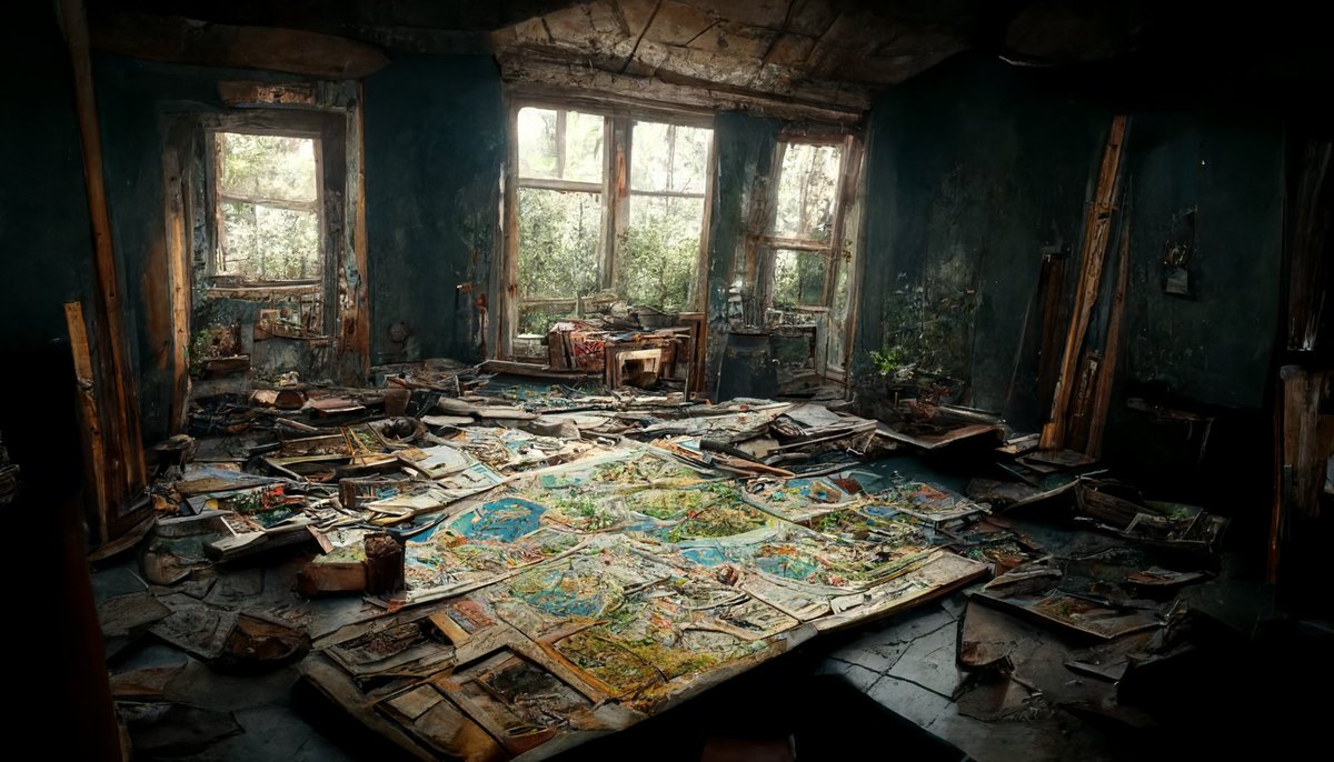 This map is exactly what we were looking for, for once luck smiles on us, that was rare these days. 

All we have to do is take a good look at it once we've dusted it off.