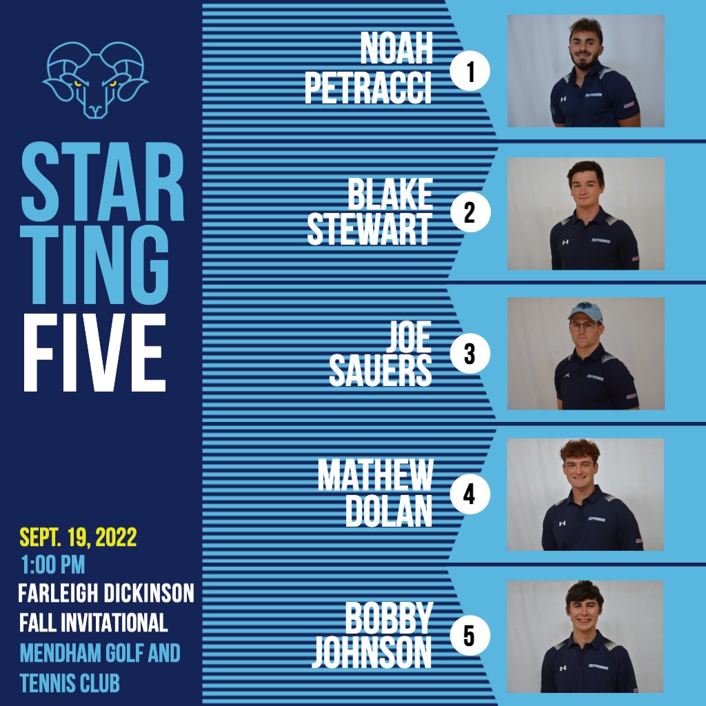 Jefferson University Golf tweet media