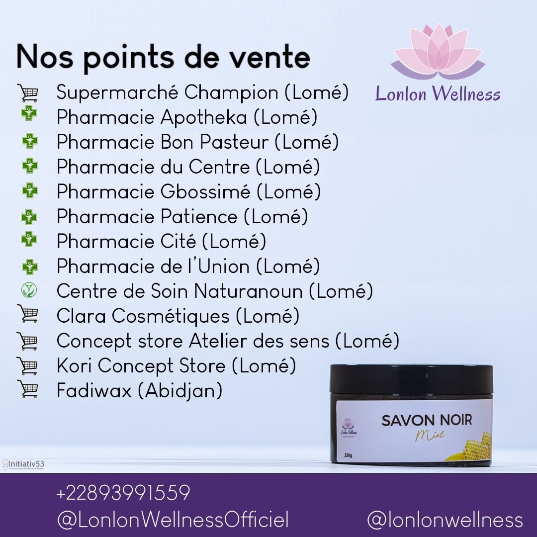 lonlonwellness's tweet photo. Cher(e) client(e) afin de mieux vous servir nous essayons d'être au plus près de chez vous. Nouveau point vente ce mois Phcie la cité à Adidogome (Lomé). ✨️✨️✨️ https://t.co/dufCXstThe