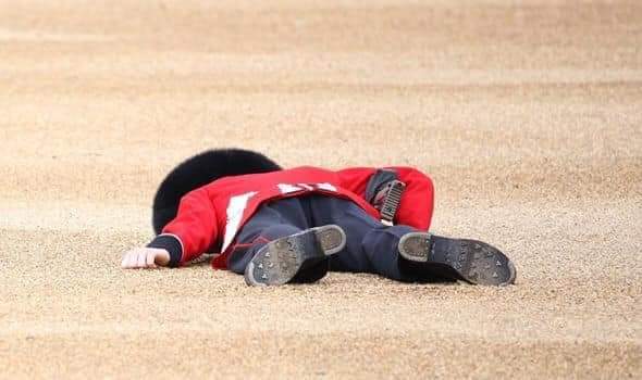 sirlablu's tweet photo. Anybody notice how the British Royal Guard &amp; Police officers dey collapse up &amp; down from exhaustion for the Queen burial. If na the Nigerian Brigade of Guards,Navy, Airforce,Army or Police officers dey collapse anyhow for a State function like this
Guess what would have happened https://t.co/IXOASA2YWl