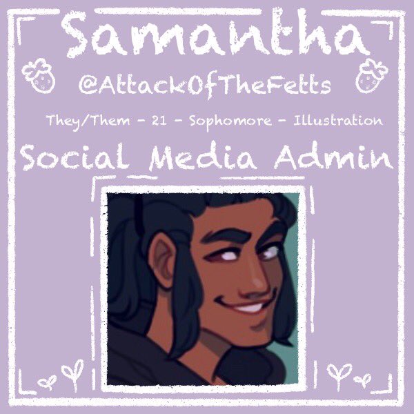 CCADISC's tweet image. Hello! My name is Samantha and I run the Instagram and Twitter pages for ISC! If you need help or have any questions, you can reach me on Instagram @ attackofthefetts