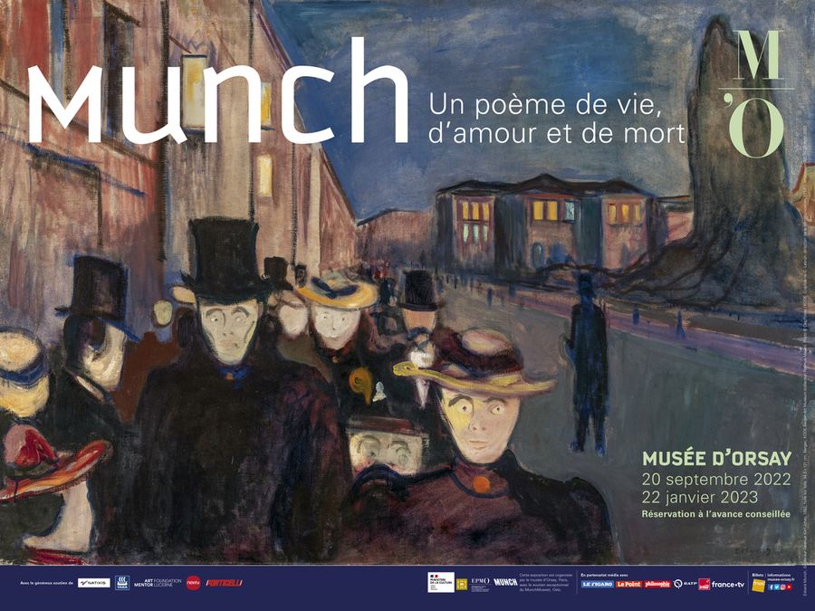 MuseeOrsay's tweet photo. #DerniersJours
L'expo "#EdvardMunch. Un poème de vie, d’amour et de mort" ferme ses portes dimanche à Orsay.
👉https://t.co/aMktRUcKj7
Avec le généreux soutien de @natixis, @YARA_france, Art Mentor Foundation Lucerne, @nexity et Groupe Ponticelli Frères.
#ExpoMunch #MunchMuseet https://t.co/CF2CuhuwLS