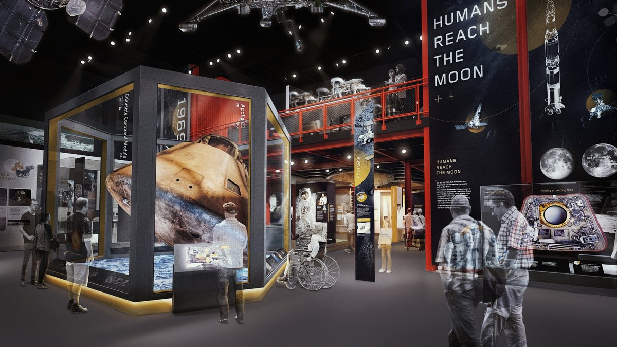 airandspace's tweet image. This week we are spotlighting the upcoming "Destination Moon" exhibition, which uses our unrivaled collection of Mercury, Gemini, and Apollo artifacts to explore humanity's journey to the Moon. "Destination Moon" opens October 14. Learn more: s.si.edu/2IHNDqs