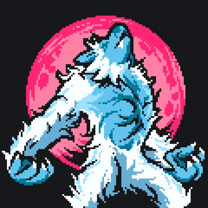 New Blood Moon, #NewProfilePic! Spoopy season is here and we're POWERED-UP! with this amazing art by ! We'll be rocking this pic all through October. Give Astra a follow for more pixel perfection! 