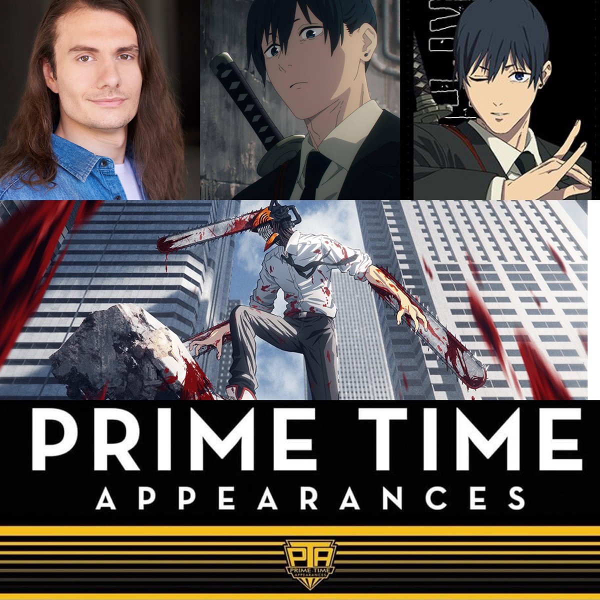 PTAppearances's tweet photo. We are excited to welcome @ReaganMurdockVO to the #primetimeappearances team!! #chainsawman https://t.co/bTnHYvKBg5