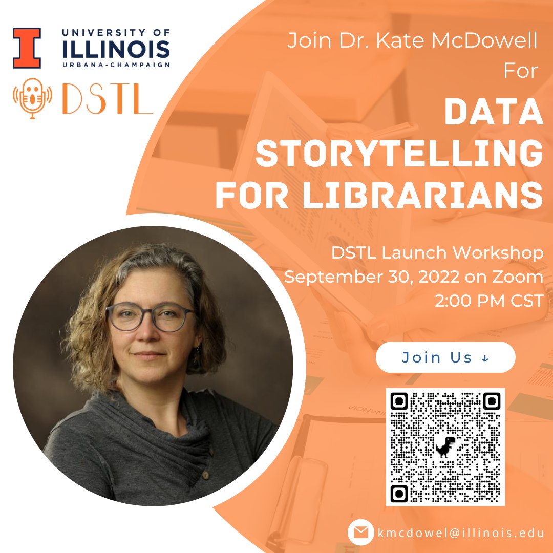 KateNarrative's tweet photo. If you know LIS alumni in public and community college libraries, this IMLS-supported data storytelling workshop is for them! https://t.co/edUpgWv2WA 
Follow @uiucdstl for updates!

@iSchools @asist_org @alisehq @FSUiSchool @UW_iSchool @UofSC_iSchool @iSchoolUMD @umsi @US_IMLS https://t.co/gmH5EPicdq