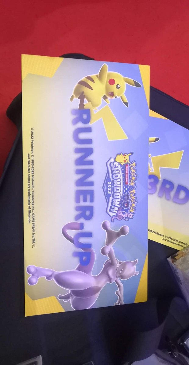 WwhAndrew's tweet photo. Throw Back to 18/9/2022
Special Format PGO Tournament which Organised by eGG Network and Held in Sunway Pyramid.
Got 2nd in this tournament, it was my first achievement at my ptcg career and it got me so many confidants to play against the pro players after it. https://t.co/8Mjsycyu0r