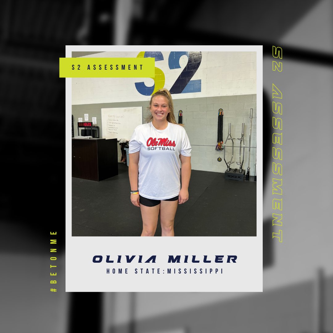 DrivelineSB's tweet photo. We always love welcoming new people into our S2 family! Great assessment with @OleMissSoftball commit @liviemiller2023! Excited to be a part of your journey! #betonme #s2breakthrough https://t.co/uNe2fwRdQt