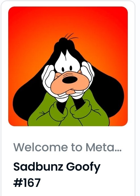 VeVeFamBam's tweet photo. I have a #sadbunz Goofy for one lucky person! Follow @Pikazo21 and @SadbunzNFT,retweet and tag 3 friends! Winner will be chosen Wednesday 9/21/22! https://t.co/zqWSHB7cOm