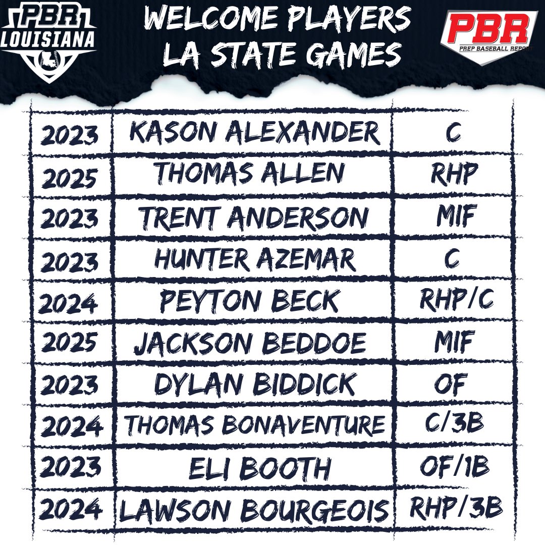 Prep Baseball Louisiana tweet media