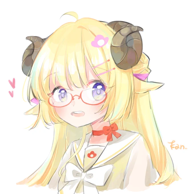 メガネ#つのまきあーと 