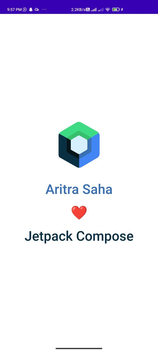 Aritra047's tweet photo. I successfully competed my Week #1 #ThursdayTrivia task as Compose Camp Facilitator at @gdsc_sit 

#ComposeCamp #ComposeCampIndia 
#Google Google #DeveloperStudentClubs #GoogleDeveloperStudentClubs @GoogleDevsIN https://t.co/skWJ8wzayf