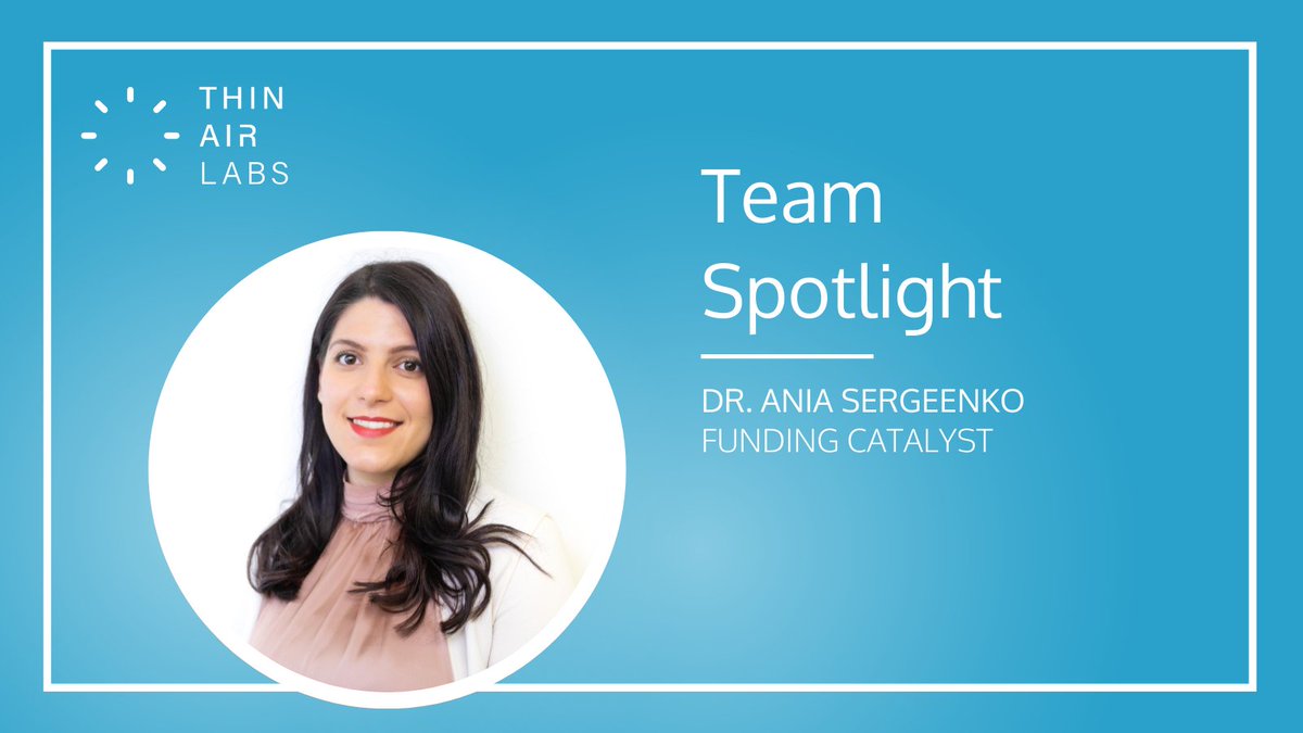 thinair_labs's tweet photo. When founders get a hand from our Funding Catalyst team.... they're getting some serious expertise!

Take Dr. Ania Sergeenko, another PhD passionate about ensuring #startups keep their 💡💡💡on, and keep #BuildingWhatsNext! 

More 👇
https://t.co/UC8bDQYBe0
#founder #support https://t.co/v8DLzUzeD1