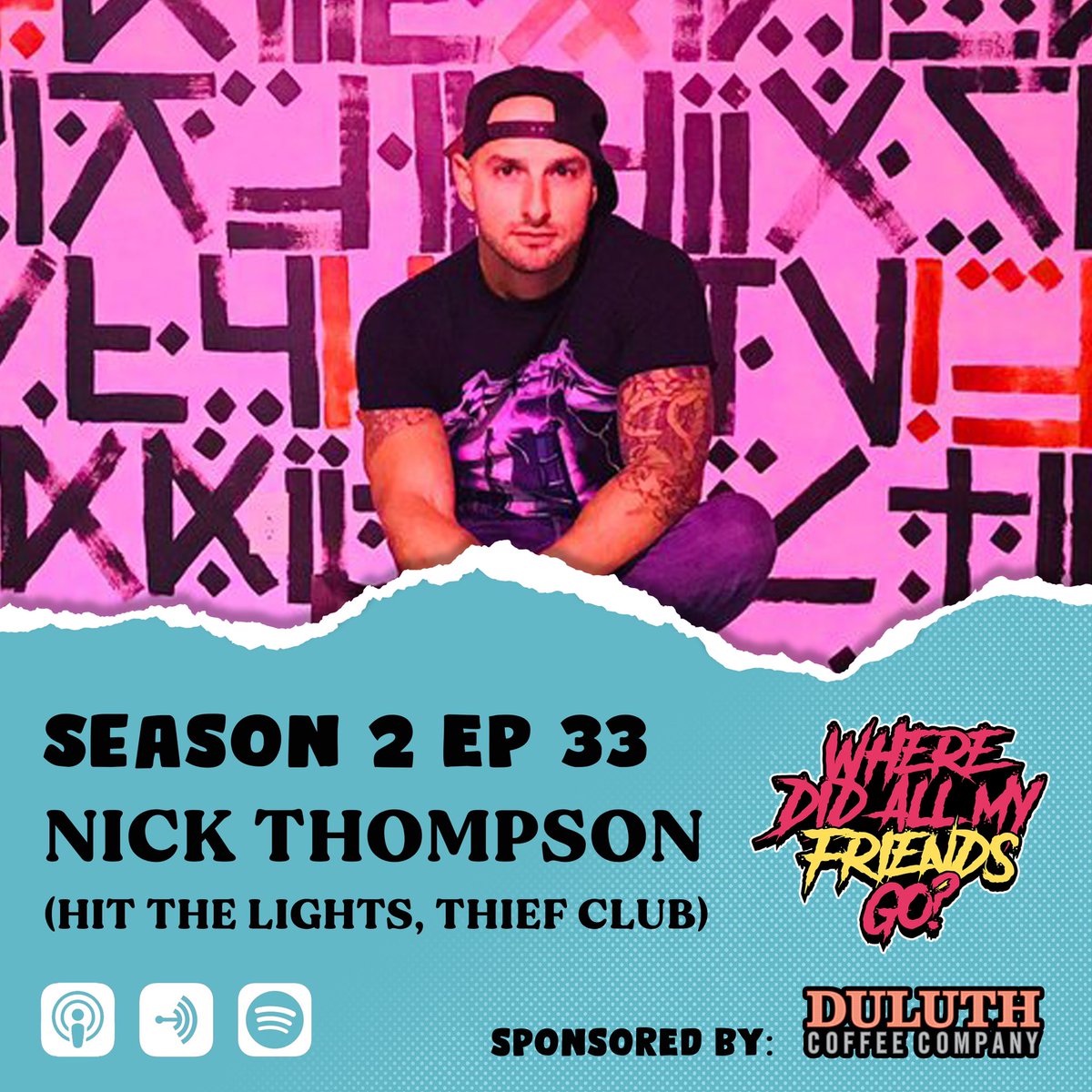 unsignedpoppunk's tweet photo. Y’all. New Episode. (high pitched screaming inside) @nickhtl @thiefclub @HTLband 
Streaming anywhere you stream podcasts. Or you can watch it on YouTube 
https://t.co/fjYirsrhrw https://t.co/gMg62Gg8iE