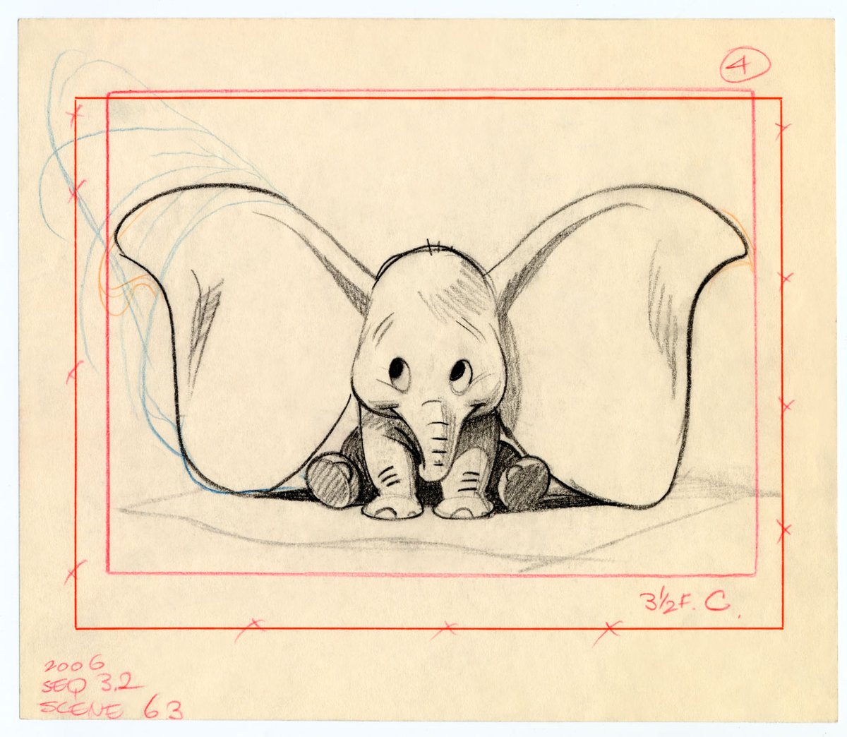 Animated_Antic's tweet photo. Have some storyboard sketches from Dumbo by Bill Peet. https://t.co/vECgghynCK