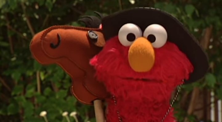 elmothinker's tweet image. cowboy elmo!