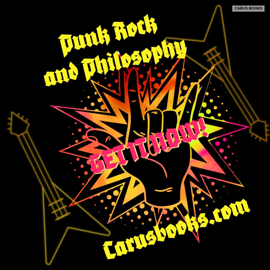 BooksCarus's tweet image. #CarusBooks #Carus #Books #PunkRockAndPhilosophy #Philosphy #Rock #Music #Musicology