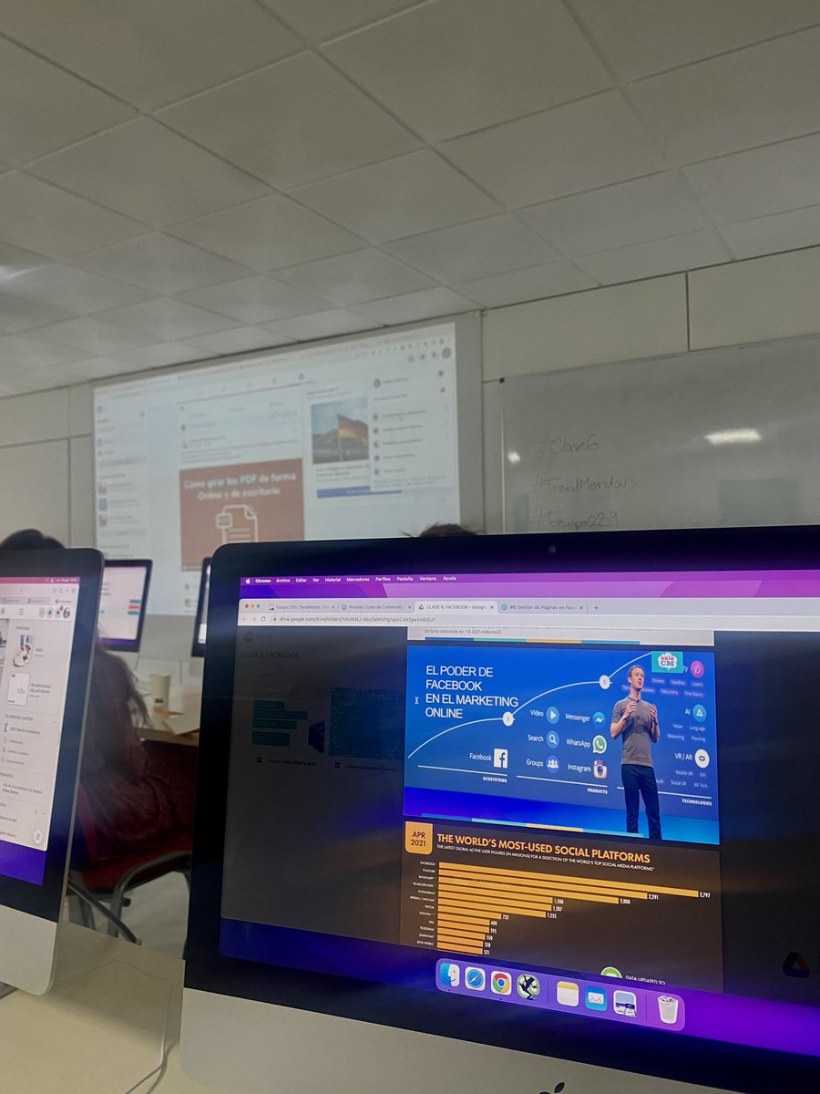 CarlaRami_'s tweet photo. Arrancamos la #clase6 en @aulaCM
¿Todas las empresas tienen que estar en Facebook? 🤔 #equipo239 #TrendMenda https://t.co/4HFokKauwL