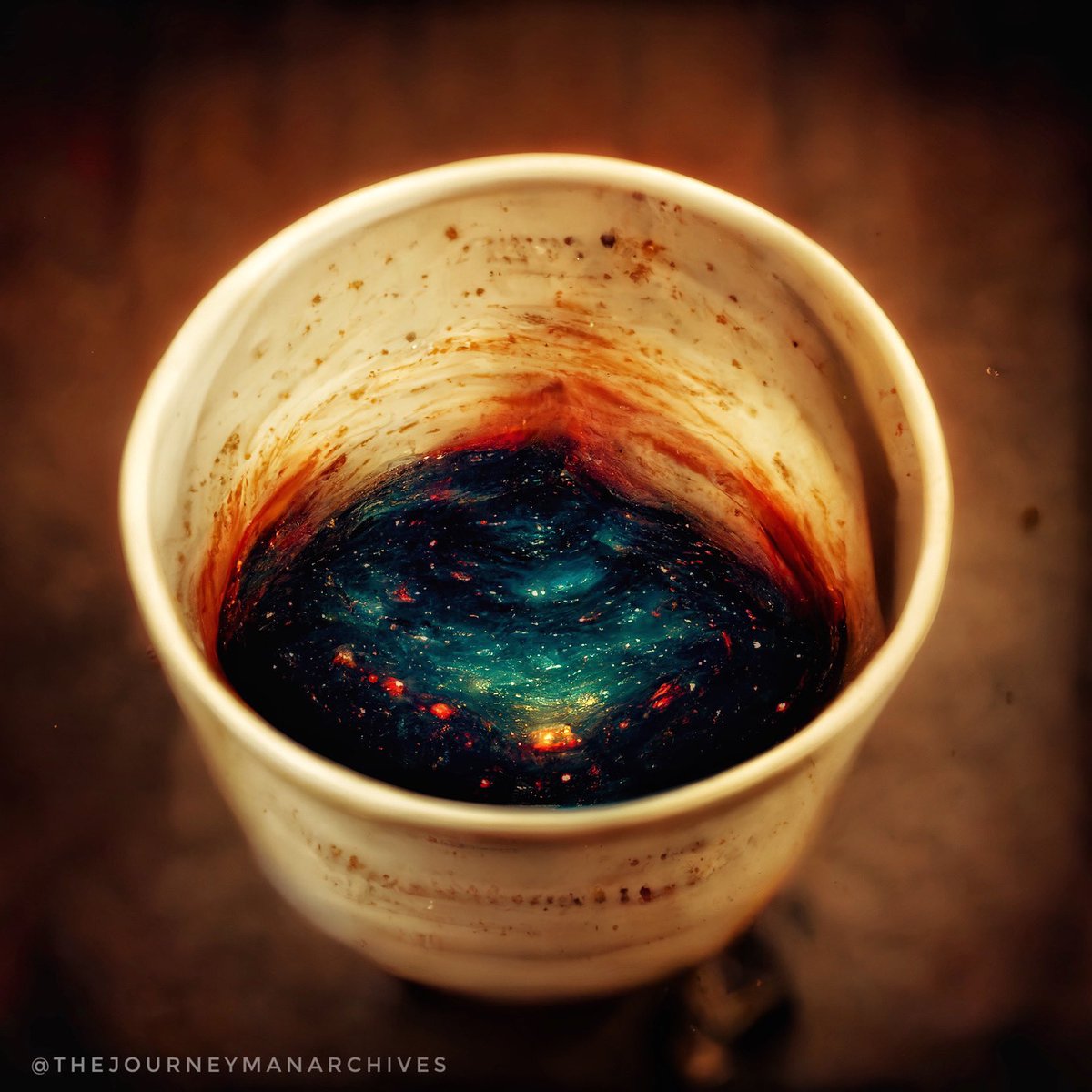 TheJmanArchives's tweet photo. A Tempest in a Teacup.

#midjourney #shortstories #shortstory #tinyfiction #fiction #ai #aiart #midjourneyart #midjourneyai #smallfiction #creativewriting #scifi #scifiart #scifistories #midjourneyart  #writing #anthology #shortstorycollection #microfiction #fantasyart #fantasy https://t.co/JCNQTkbdCu