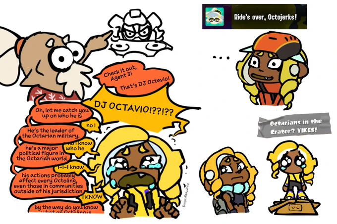 (mild splatoon spoilers) enhance your story mode experience by playing as an octoling 