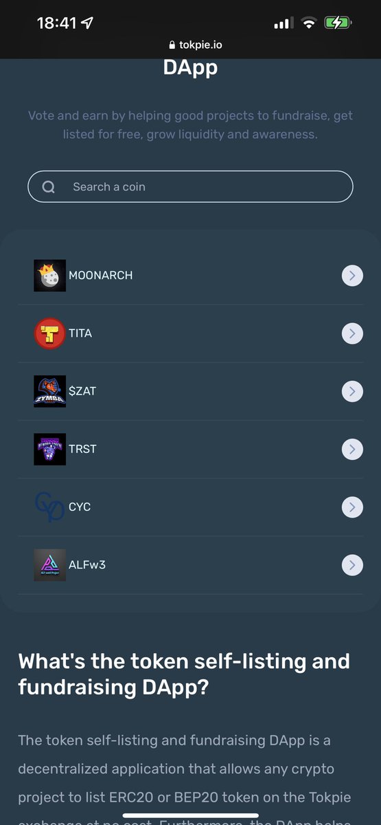 tokpie.io/tokens/zymba-t… Vote for ZymbaToken to be Listed for free on TOKPIE EXCHANGE