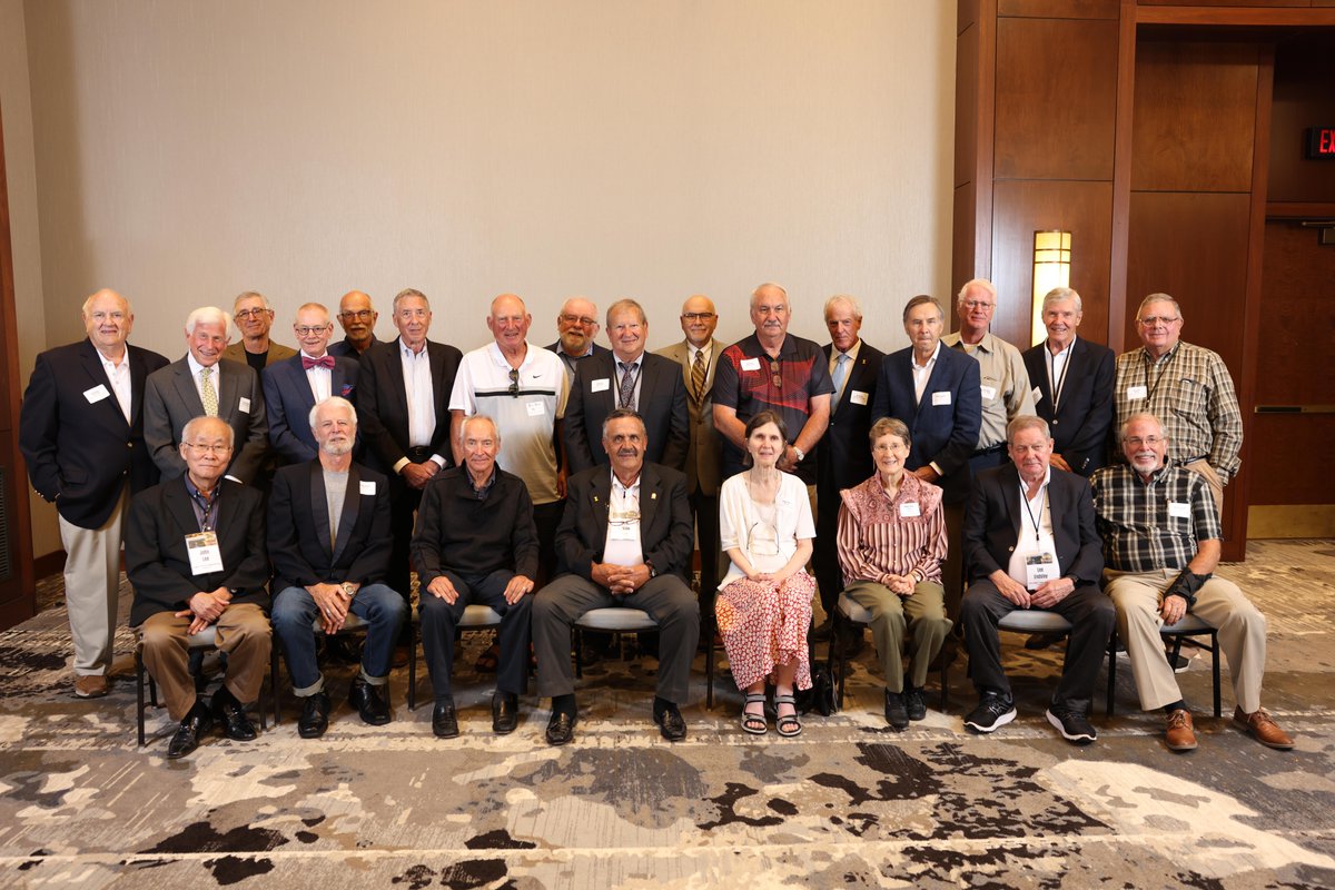 IowaMed's tweet photo. Carver College of Medicine alumni, family, and friends gathered on our campus this weekend to celebrate their reunion and the 50th anniversary of the Class of 1972. Once a Hawk Doc, always a #HawkDoc! ππ€ https://t.co/Z61Ap7VXDx
