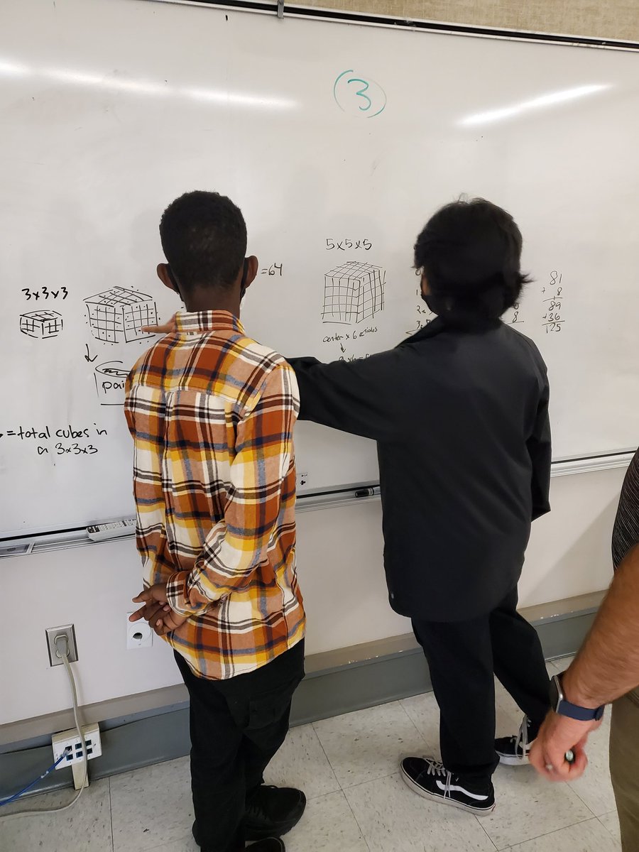 MsM_Teaching's tweet image. Building our thinking through visually designed math learning #MathUp #verticalwhiteboards @RCSD_No81 @webbkyle