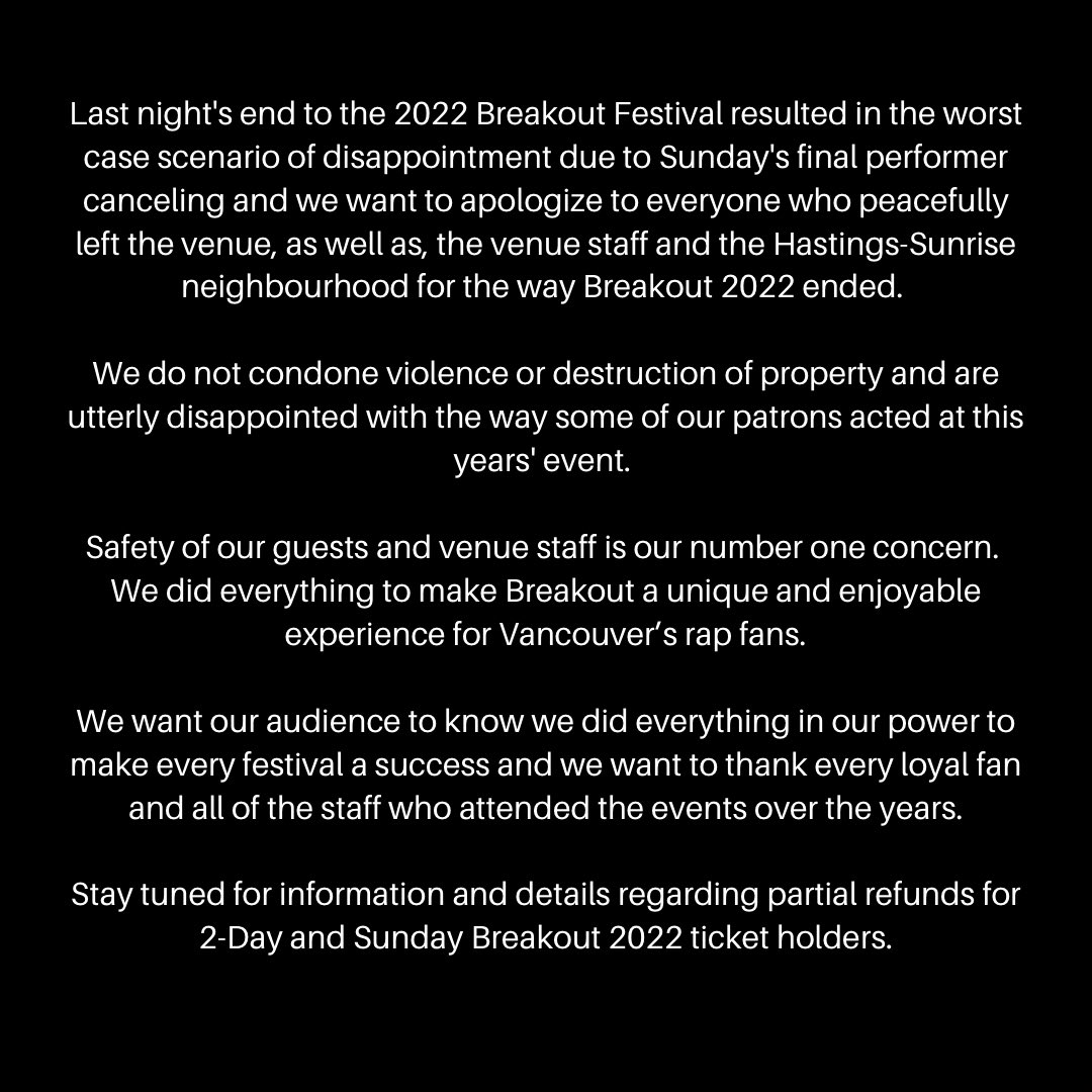 BREAKOUT FESTIVAL (@breakoutfest_) on Twitter photo 