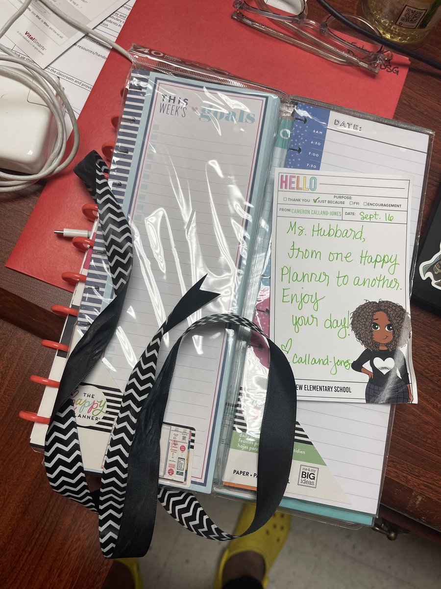 This just made my day. One of the many ways I stay on top of my work, projects, grade level curriculum, field trips and so much more is through my <a href="/happyplanner_co/">The Happy Planner Co</a> Thank you Ms.Calland-Jones my fellow happy planner friend. #Planner