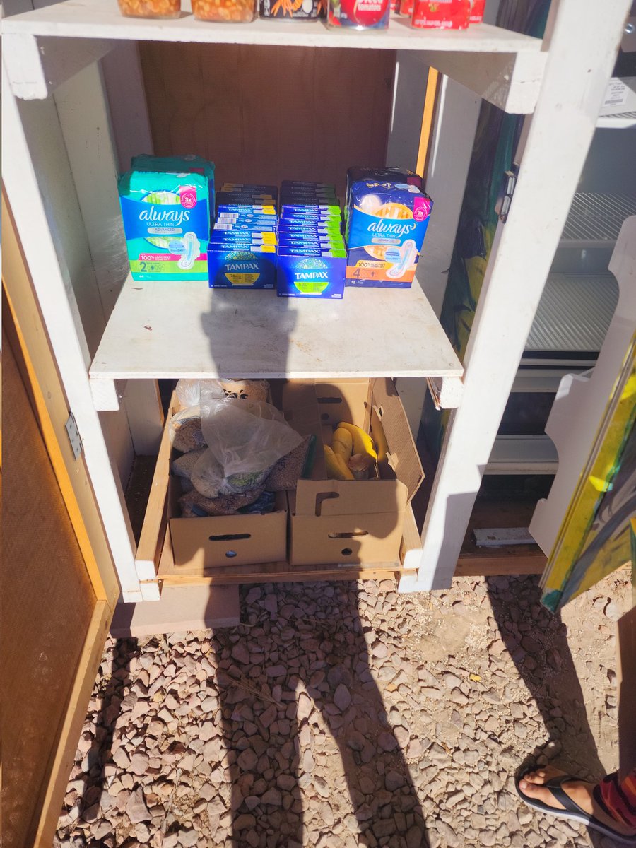 Jameranese🇯🇲🇺🇸🇬🇾 FREE 🇵🇸 (@leroynotcenkins) on Twitter photo We Had a little extra cash, so we decided to pick up some Feminine products to donate to the <a href="/SolidarityFrdge/">The Solidarity Fridge</a> out here in Vegas. They do great work out here. We'll be back in October for a food run. MutualAideHub.org #MutualAide We Had a little extra cash, so we decided to pick up some Feminine products to donate to the <a href="/SolidarityFrdge/">The Solidarity Fridge</a> out here in Vegas. They do great work out here. We'll be back in October for a food run. MutualAideHub.org #MutualAide
