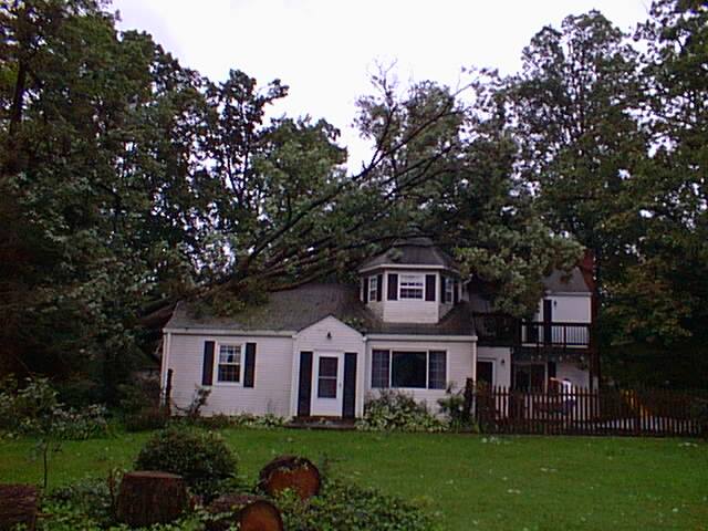 19 years ago today I woke up to this, courtesy of Hurricane Isabel. The storm caused a lot of damage from falling trees. In addition to the wind, Isabel hit the coast at such an angle to create historic storm surge in VA making it the costliest storm in the state's history.