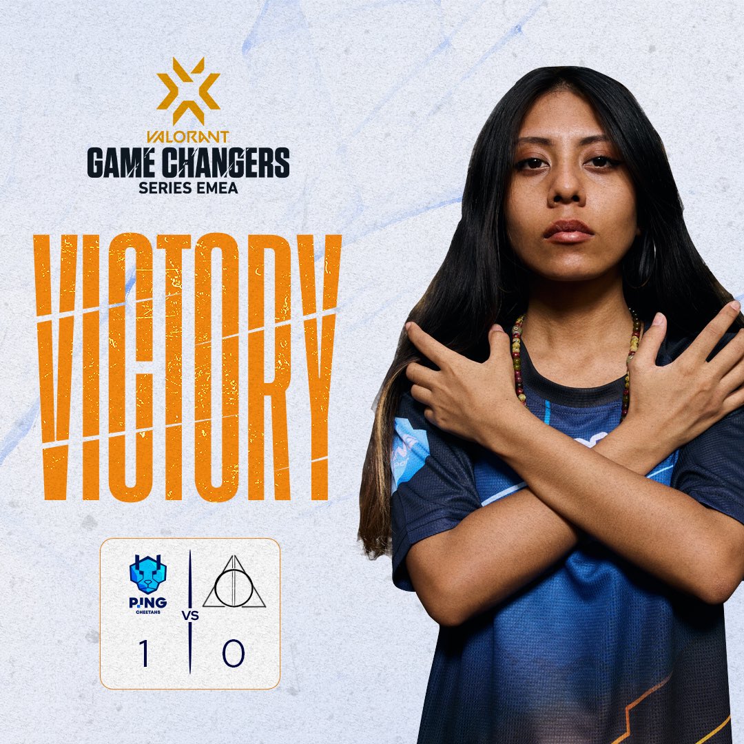 pingespor's tweet photo. 🐆#VCTGameChangers Swiss aşamasında ilk maçı Breeze haritasında kazanıyoruz! 😎
@pingespor 13 - 5 Obliviate
#PINGISHERE #PINGWIN #FORZACHEETAHS https://t.co/QU4uKAkGbw