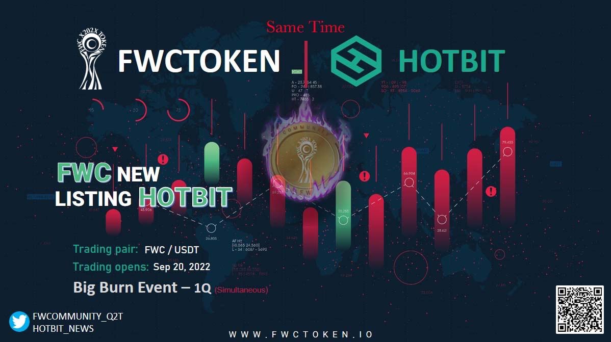 FWCOMMUNITY_Q2T's tweet photo. #CryptoNews
It will happen on September 20

 ✅️
1 quadrillion $FWC worth approximately $150,000 will be burned🔥🔥

✅️✅️
📢 $FWC will be listed on #HOTBIT

 📌Deposit opens at:  09-20  06:00  AM UTC
Trading  opens at:  09-20  08:00  AM UTC
                 --- FWC/nUSD --- https://t.co/jucNy7z5PG