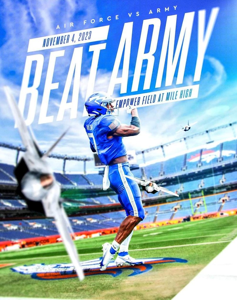 TSNetwork_1's tweet photo. BREAKING!, November 4th, 2023 Air Force will take on Army at Empower Field at Mile High #AFVSARMY https://t.co/2YekO6N1ie