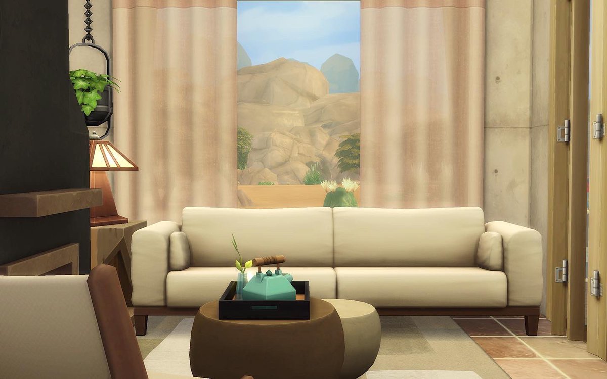 shansimsyt's tweet photo. Screenshots of the ground level of my Modern Desert Oasis! I think we can all agree the latest kit is just 😍

🐪Speed build: https://t.co/UCIikFbWPK
🐪Gallery ID: shansimsyt

#TheSims #SimsCreatorCom #ShowUsYourBuilds #TS4 https://t.co/rwxy3xjKX2