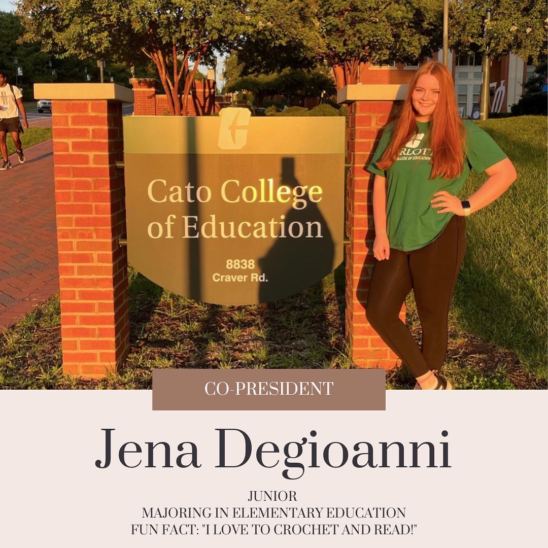 Introducing our 2022-2023 KDP Omicron Pi Chapter Executive Board
>>>Meet the team 
 
✨Co-President: Carli Carpenter 
✨Co-President: Jena Degioanni