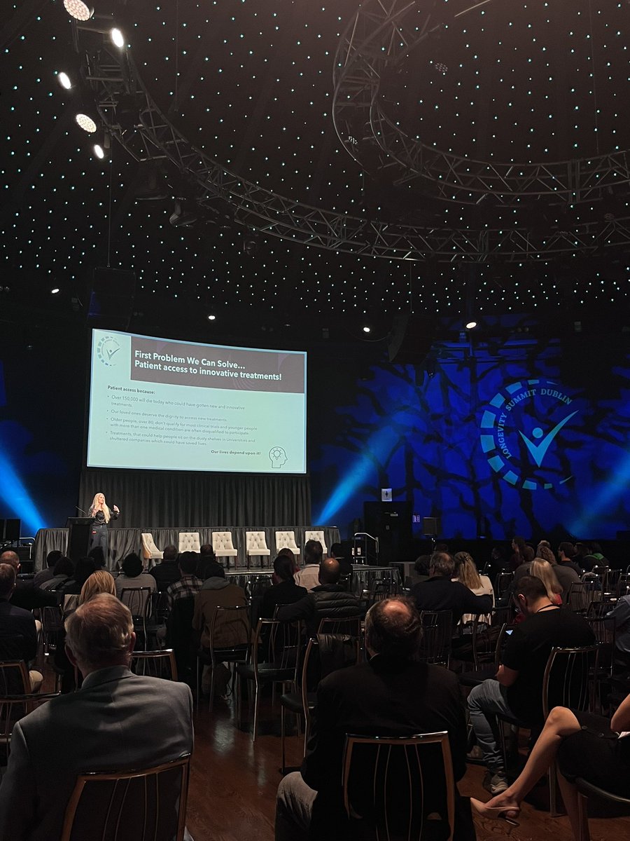 LongevityDublin's tweet photo. @ParrishLiz is our last speaker before the panel discussion. “We need to translate medicine and create an open network for all” Parrish #longevitysummitdublin  #healthspan #lifespan #longevitytechnology #failteireland #healthcare #medicine #research #breakthroughs #newfrontiers https://t.co/T5auOAMB4H