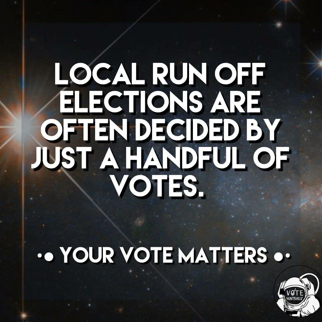 VoteHuntsville's tweet photo. #votehuntsville #friendsdontletfriendsforgettovote https://t.co/d0woQZg5ma