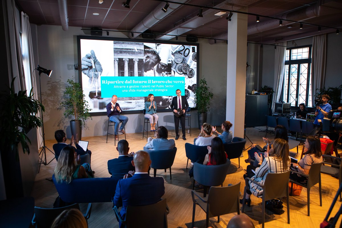 AdeccoGroupITA's tweet photo. Termina qui il secondo incontro del nostro ciclo dedicato al lavoro che verrà. Il prossimo appuntamento sarà giovedì 20 ottobre, con un evento dedicato al Food Service.
@EnelGroupIT @AliaServizi
#Illavorocheverrà https://t.co/WiZmb1jU8v