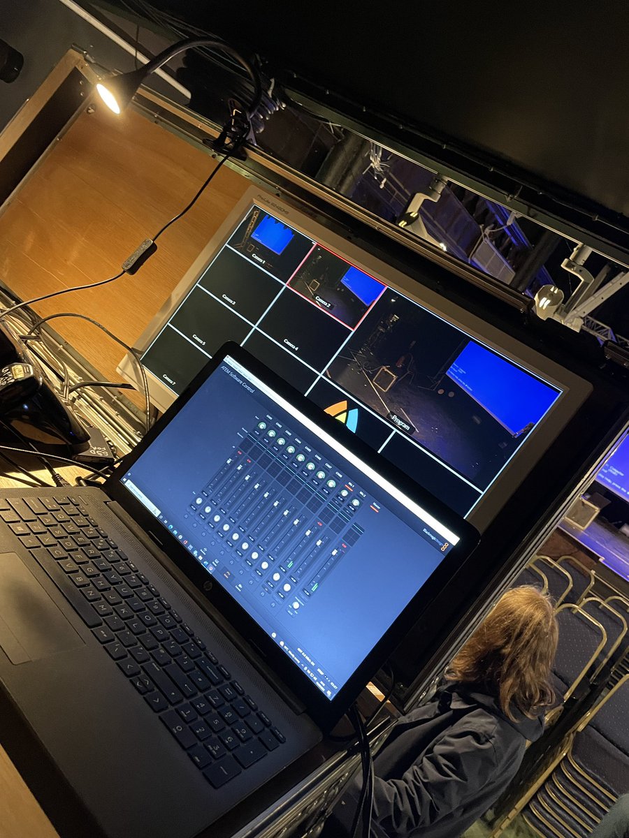 inspireSBC's tweet photo. Technical set up is complete for tomorrow’s @BordersBookFest Gala. We look forward to welcoming Borders classes both in person and from classrooms on our live stream. 📚Those joining online head to the SchoolHouse Team, Book Festival channel and enjoy! https://t.co/ndZYokSgvV