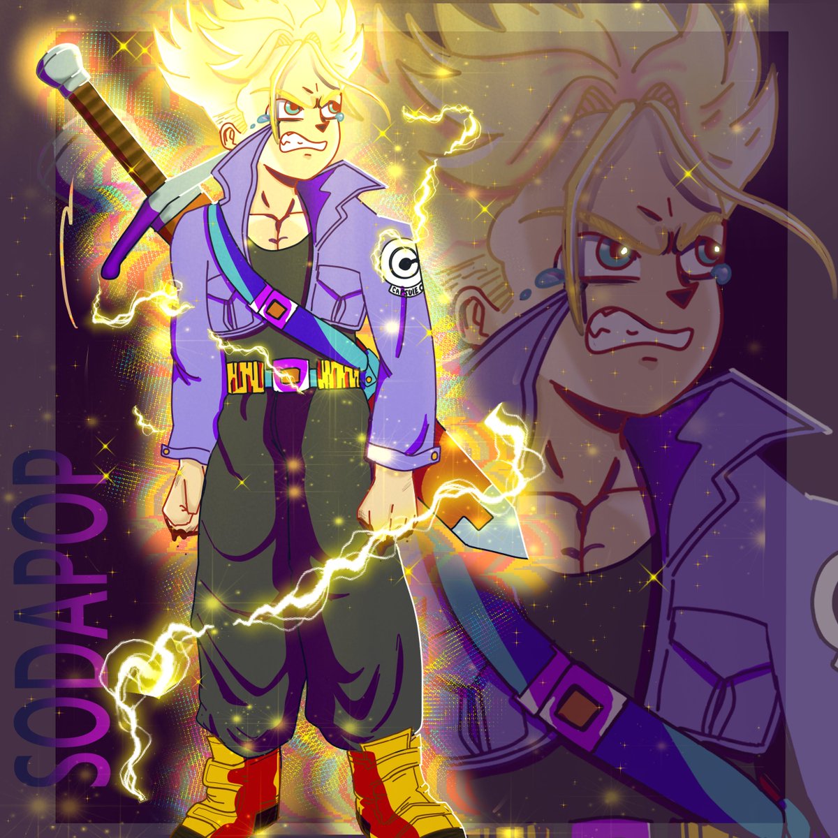 Sodapop020's tweet photo. DBZ trunks. if im being honest i draw this guy a lot since hes probably my favorite character in the show.. maybe

#trunks #fanart #dbz #dbztrunks #ssjtrunks #sodapop https://t.co/lwKmtJ9hti