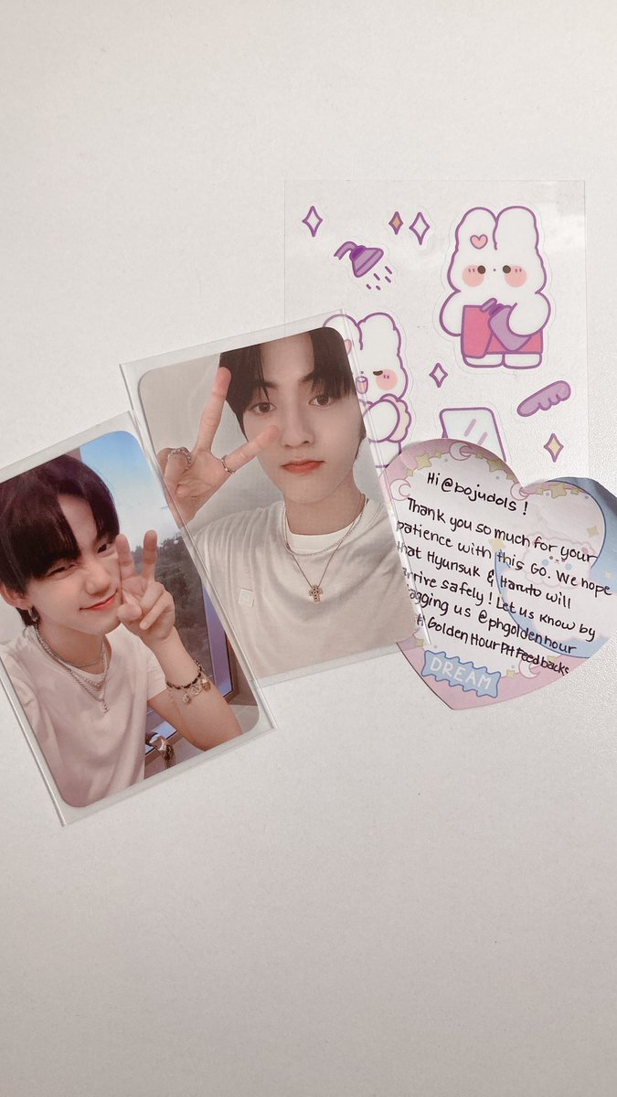 bojudols's tweet photo. — 💌 ; #bojudols 

thanks @phgoldenhour for these! took a while but didn’t have any problem with the transaction hehe!! 🫶

#GoldenHourPHFeedbacks https://t.co/sPhu7AHAsD