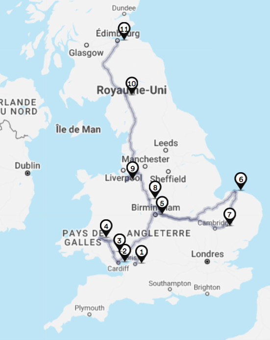 DroffNina's tweet photo. Pour @europe1, j’ai eu l’immense chance d’arpenter le Royaume-Uni pendant 12 jours, à la rencontre des Britanniques endeuillés. Au total 12 lieux différents et 1612 km parcourus (à gauche !!). Let’s go pour un petit thread, parce que ça n’arrive pas tous les jours… https://t.co/3Y6R89Gmj0