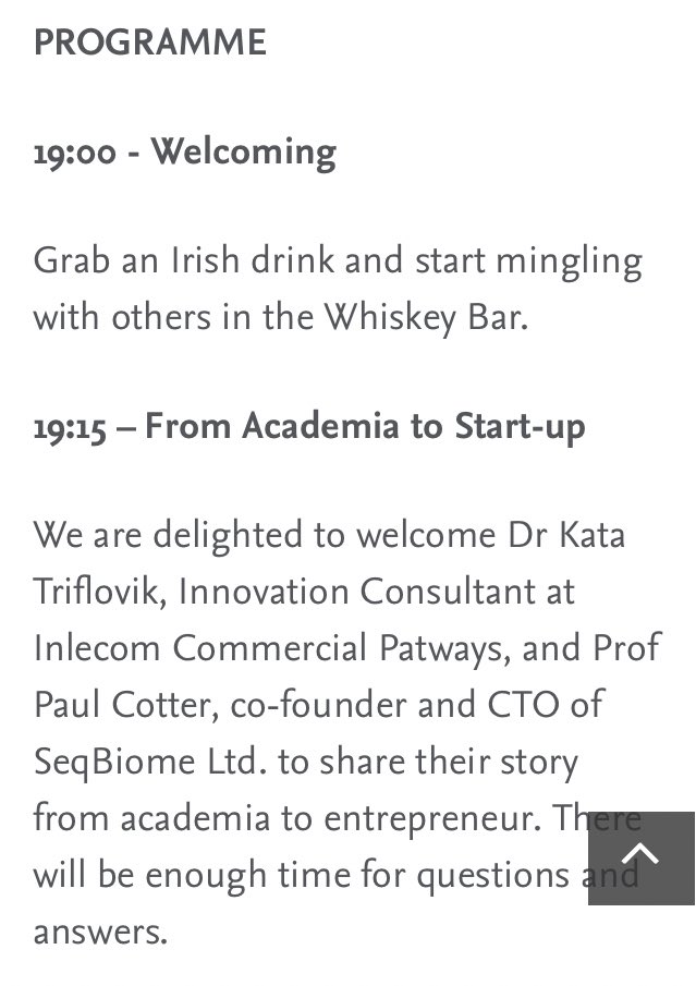pauldcotter's tweet photo. Looking forward to representing @SeqBiome at the #FoodStructureSymposium networking event this evening ‘Pathways from academia to entrepreneurship’ https://t.co/HdnZbC0oF1