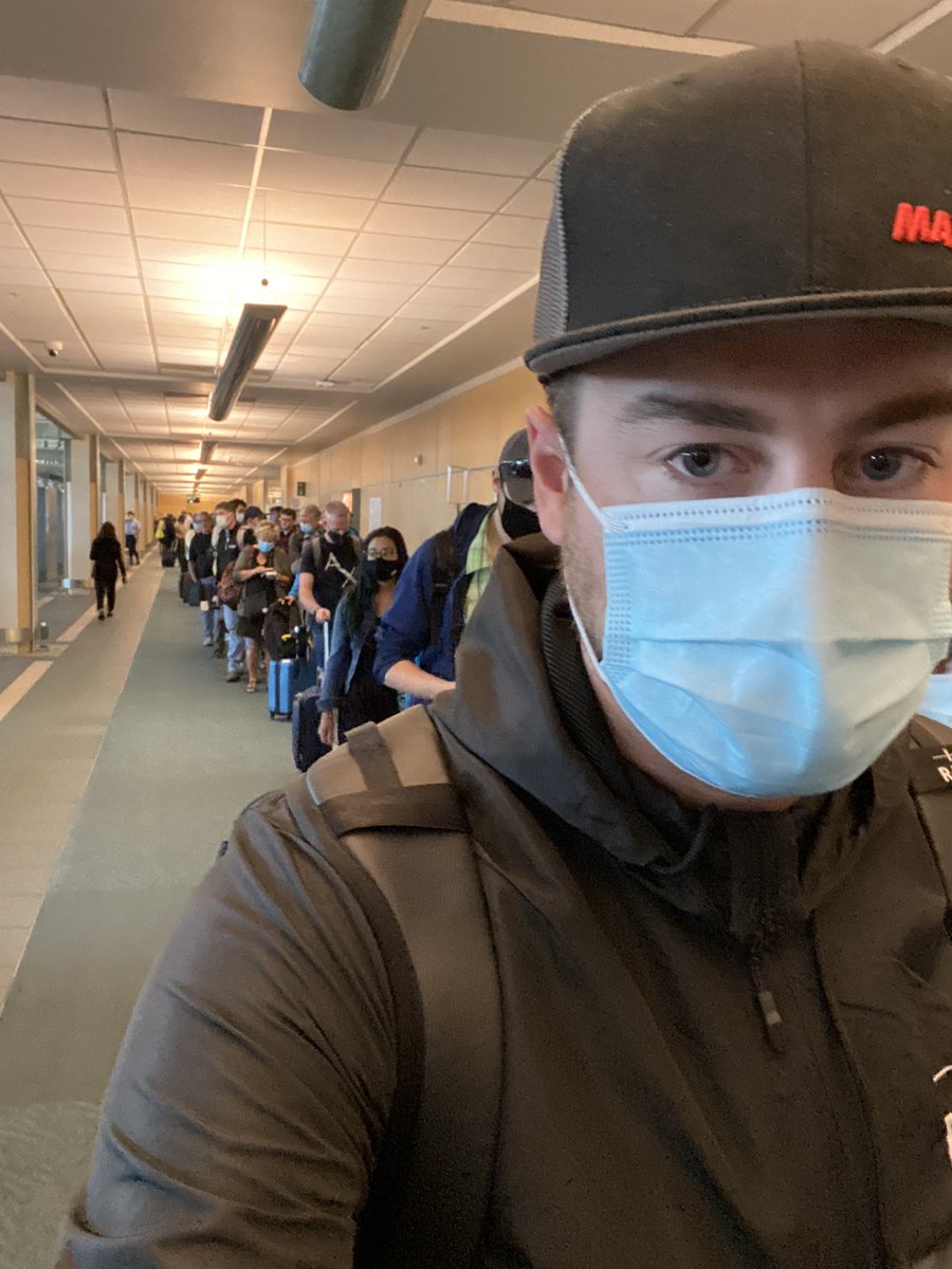 EntwistlePhoto's tweet photo. Missed my flight at @yvrairport this morning thanks to the most insane security line I have ever encountered. 2:15 to get through security and customs… what is going on?? #vancouver #yvr #airportdelays #yvrnews https://t.co/BQ6T5osiUQ