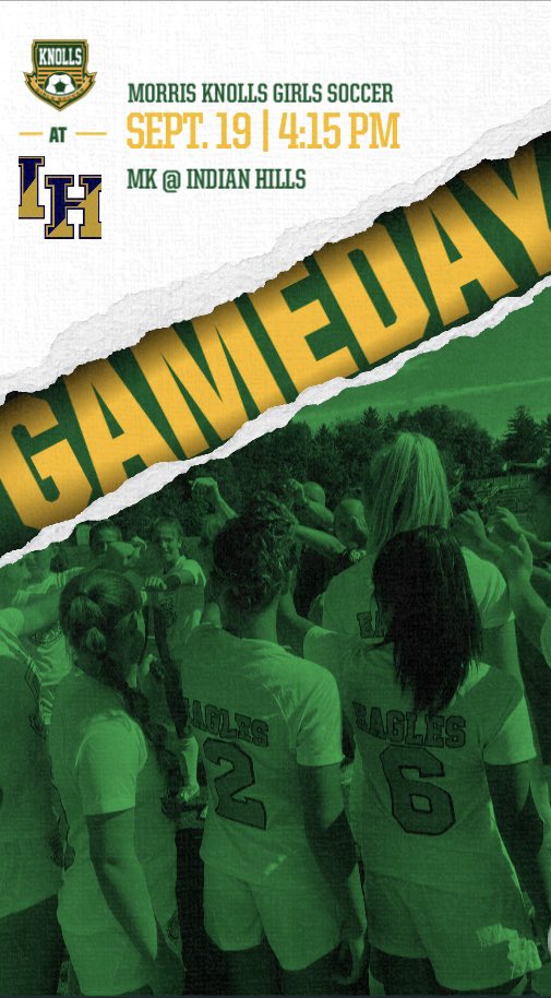 On the road today for a 4:15 kickoff! 💚💛🦅⚽️