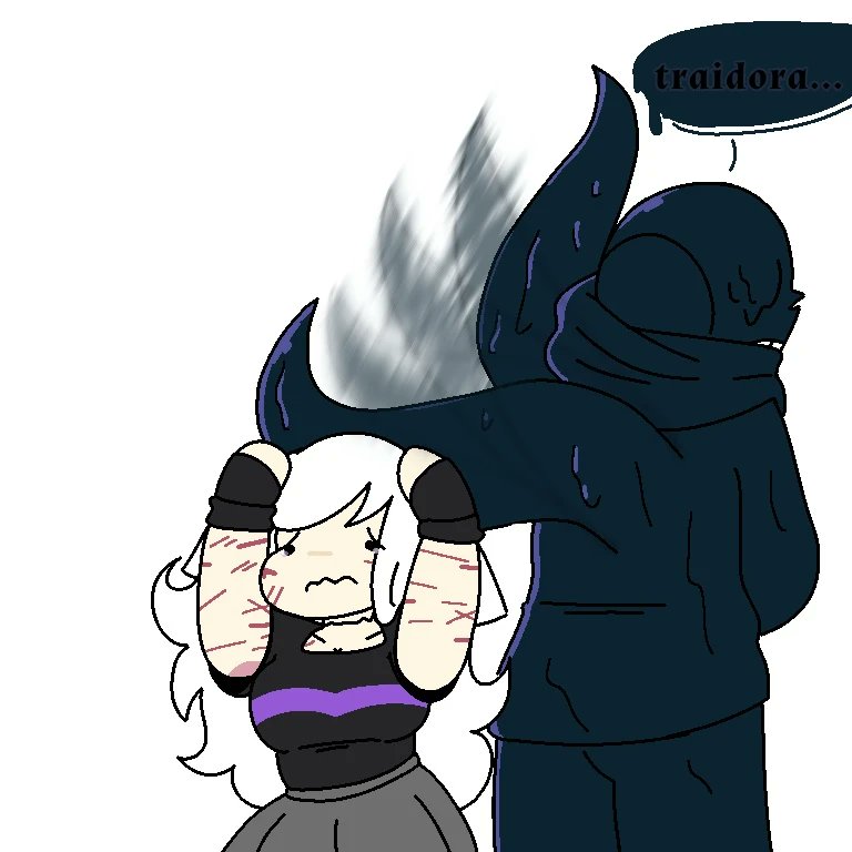 endercraft313's tweet photo. Dibujo que quería hacer ase tiempo xd #NightmareSans  #dreamsans https://t.co/3KGpBVkbaA